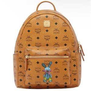MCM STARK CLASSIC RABBIT BACKPACK IN VISETOS